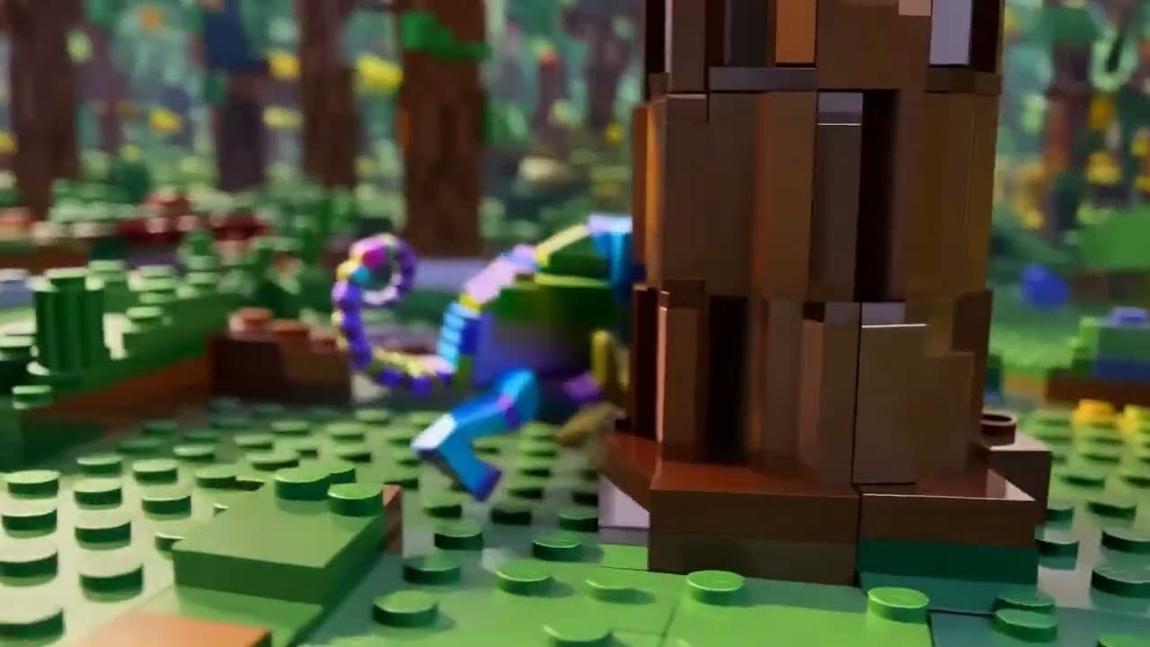 AI video example: Lego jungle — stylized AI animation