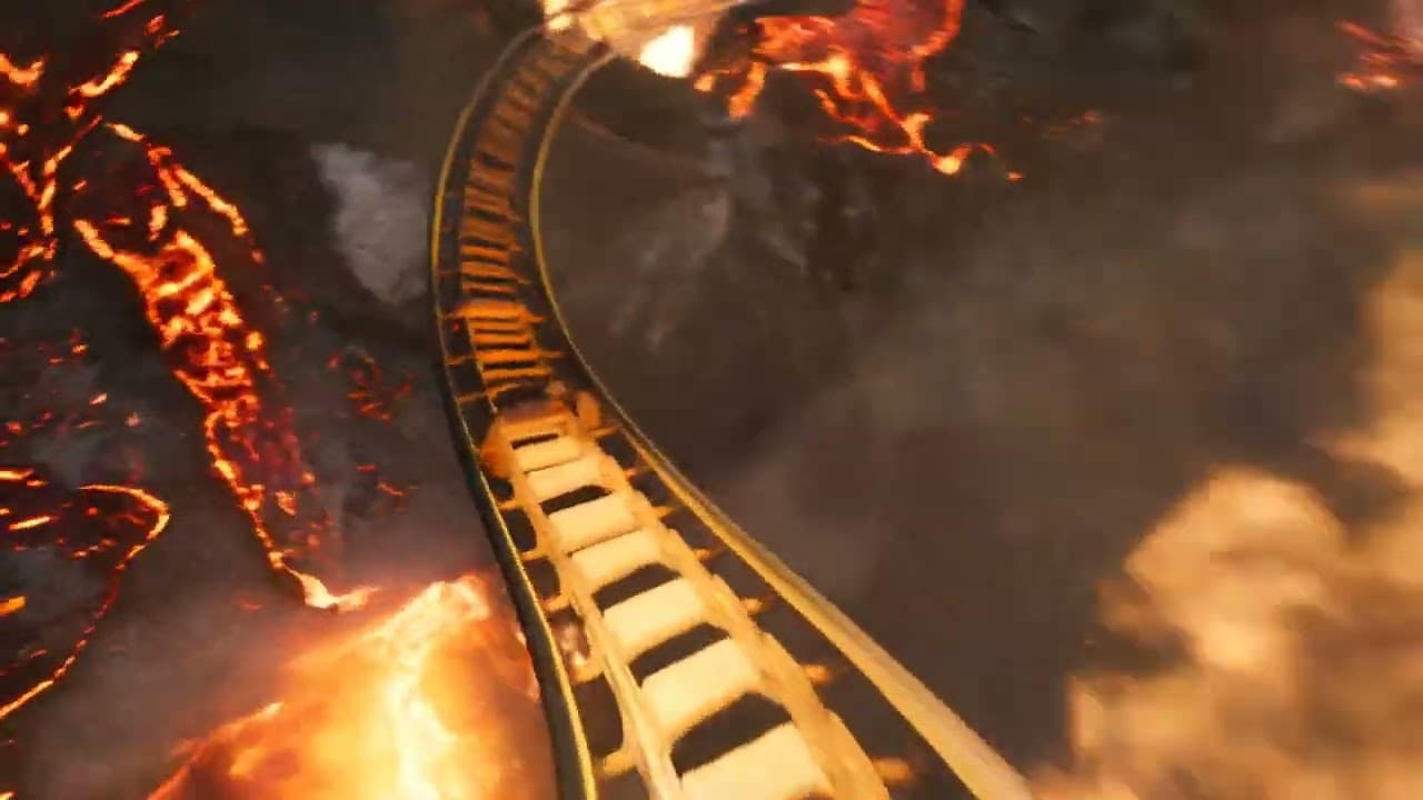 AI video example: Volcano coaster — cinematic AI video